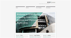 Desktop Screenshot of kodlyons.ie